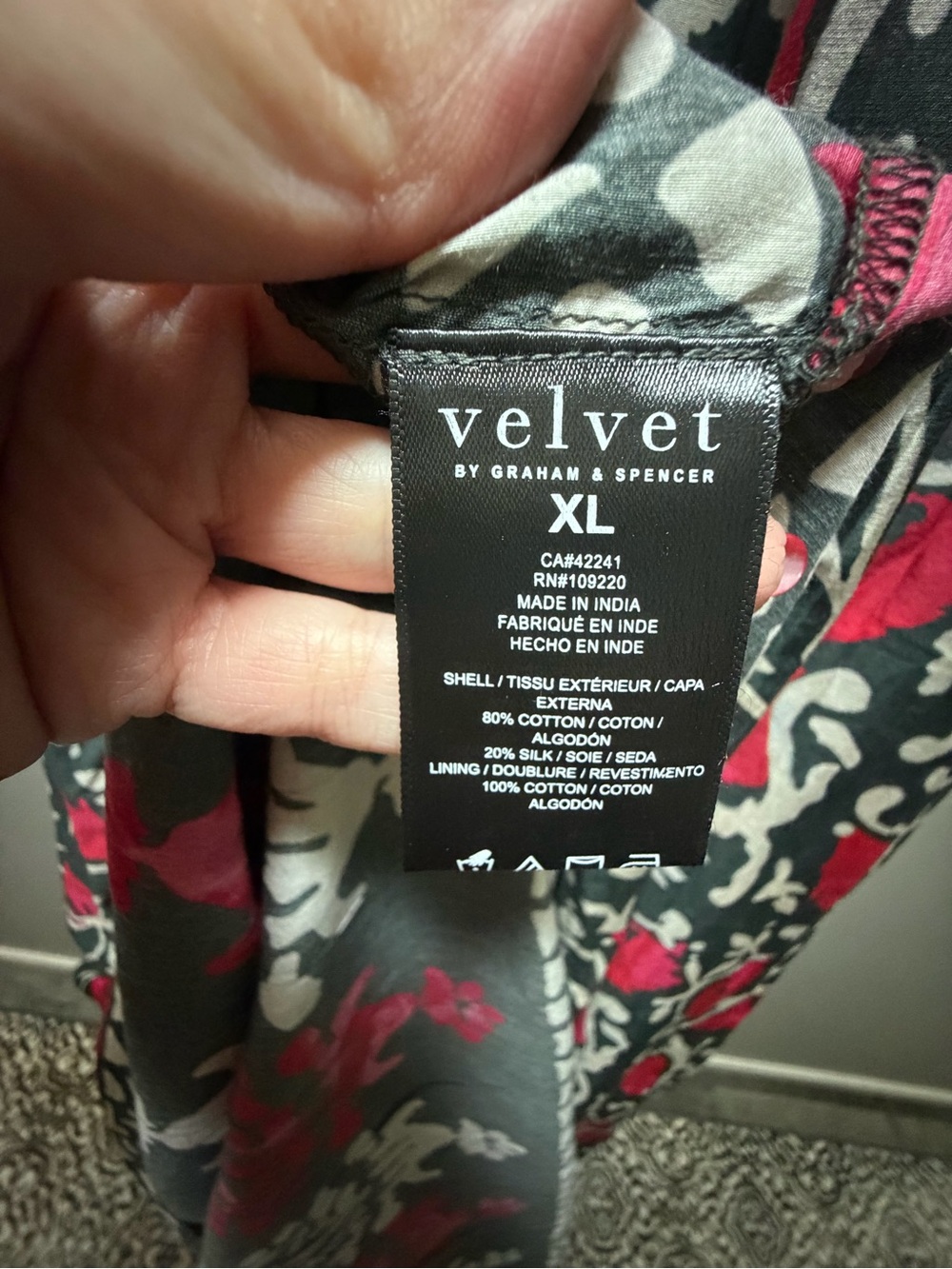 Velvet by Graham & Spencer Ghita Silk Cotton Halter Maxi Dress NWT XL $299 - Picture 5 of 10